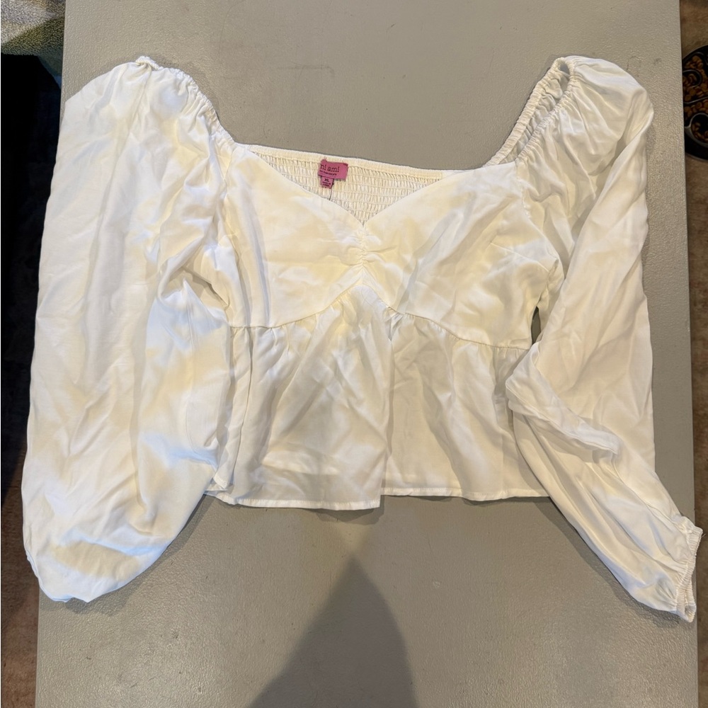 Elegant White Women's Top